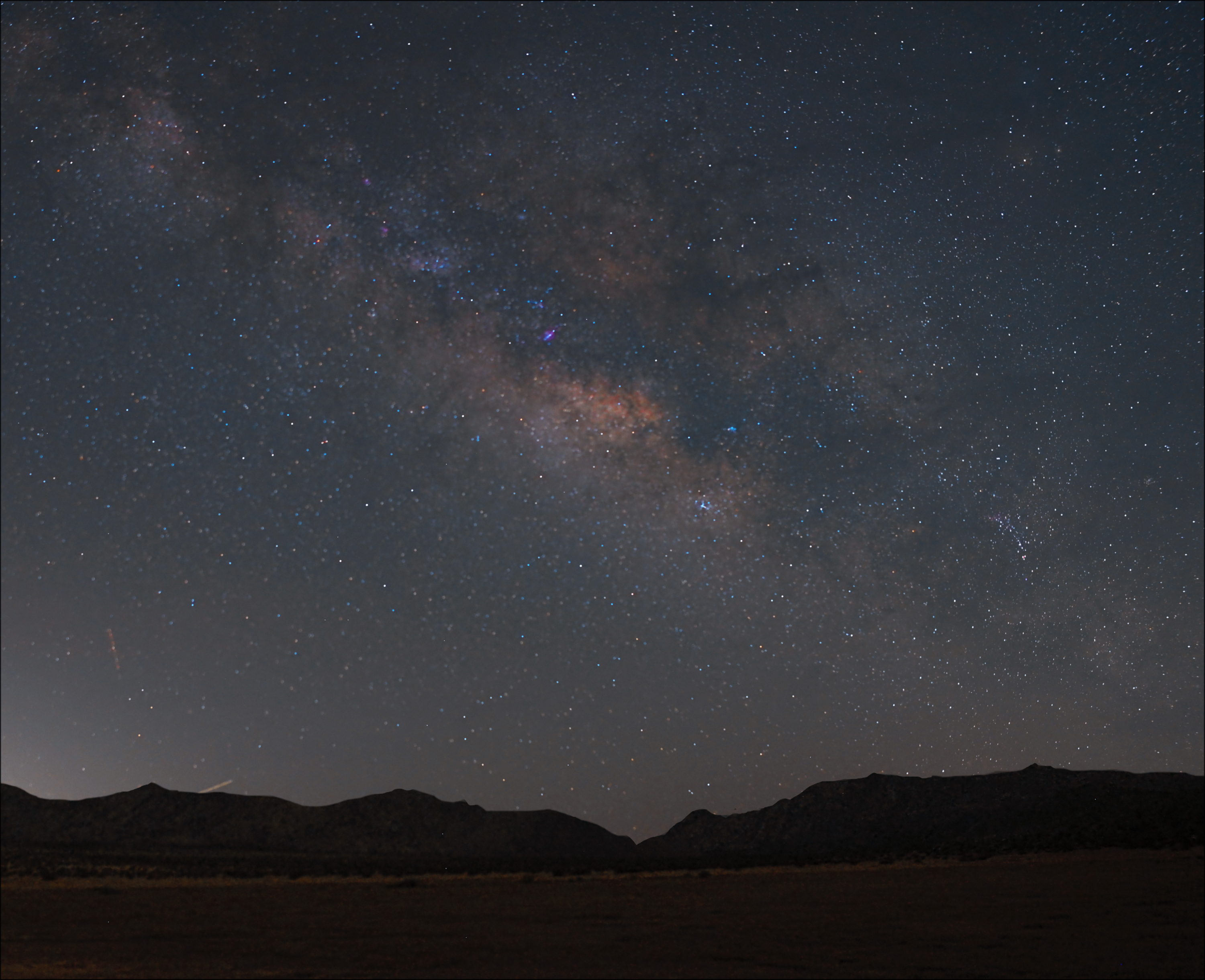 Milky Way over LBV on 4/21/23