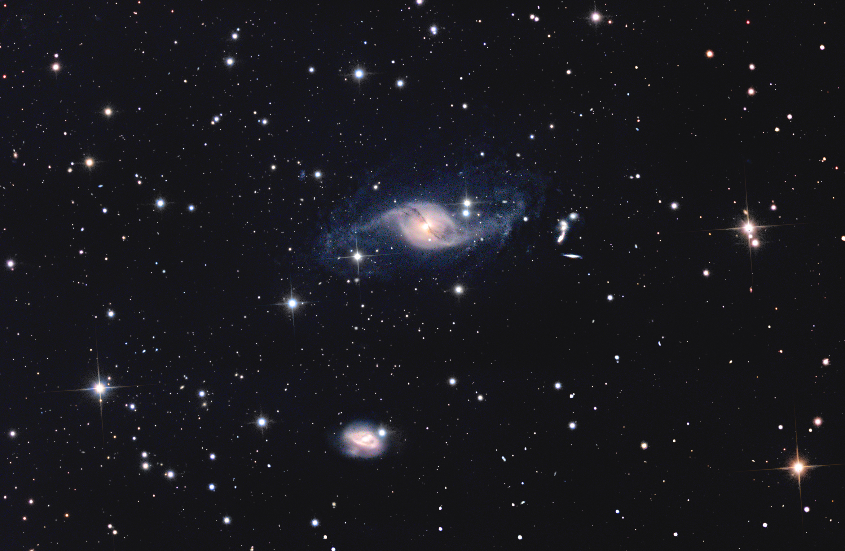 NGC 3718 and Hickson 56